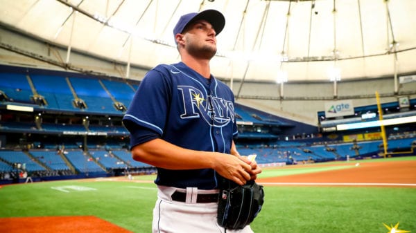 Rays pitcher Shane McClanahan
